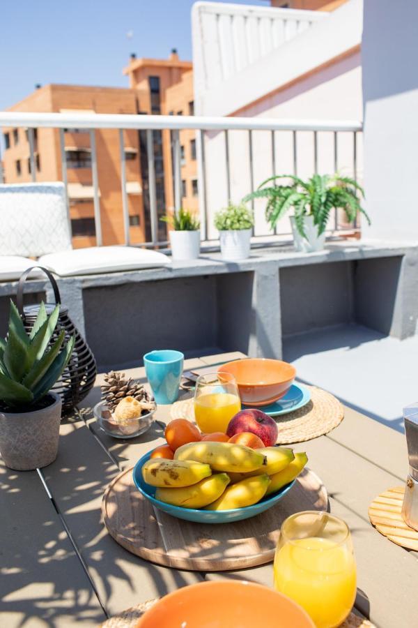 Florit Flats - Cabanyal 3 Bedroom Wifi Ac Terrace Beach Penthouse Valencia Eksteriør billede